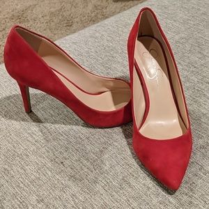 9.5 red Jessica Simpson pumps